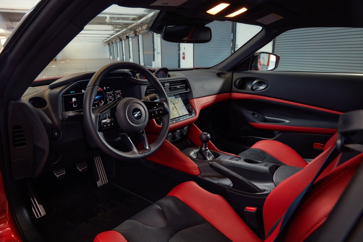 CARandDRIVER's tweet photo. 2023 @Nissan Z First Drive: Z, OMG! https://t.co/3oWuNWCAKr https://t.co/oKKo1MCkii