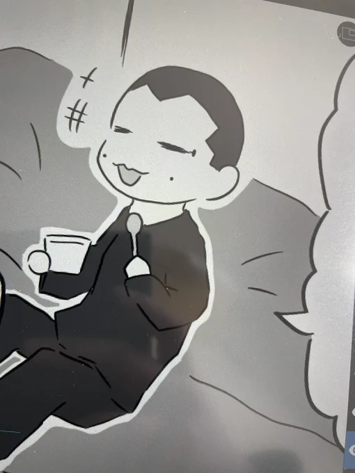 とりあえずペン入れの目処はついたのでぺたぺた塗っていく!(風邪っぴき尾宇佐20ページを入れるか否か考え中) 