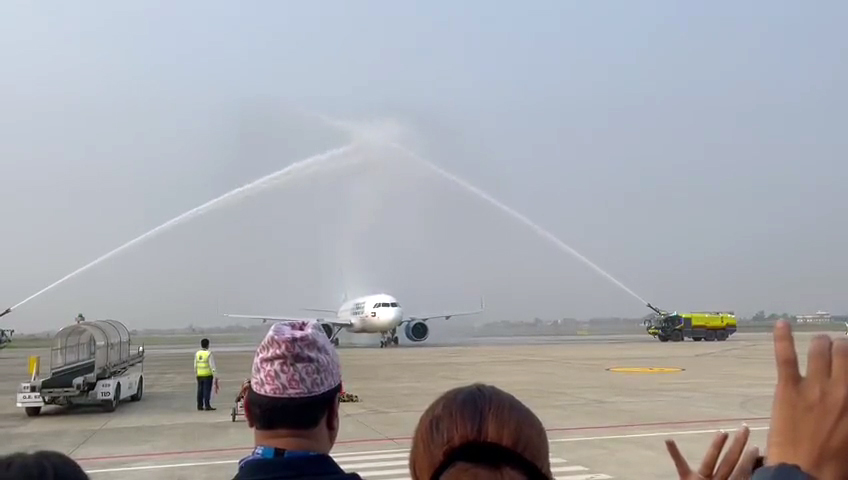 Historic moments in Nepal's Aviation

Pic1: 1st commercial air flight to Kathmandu Airport (Now Tribhuvan International Airport) arrives on Oct 12, 1950 from Patna.

Pic2: Maiden international flight to Gautam Buddha Int'l Airport(Nepal's 2nd Inl'l Airport) lands on May 16, 2022.