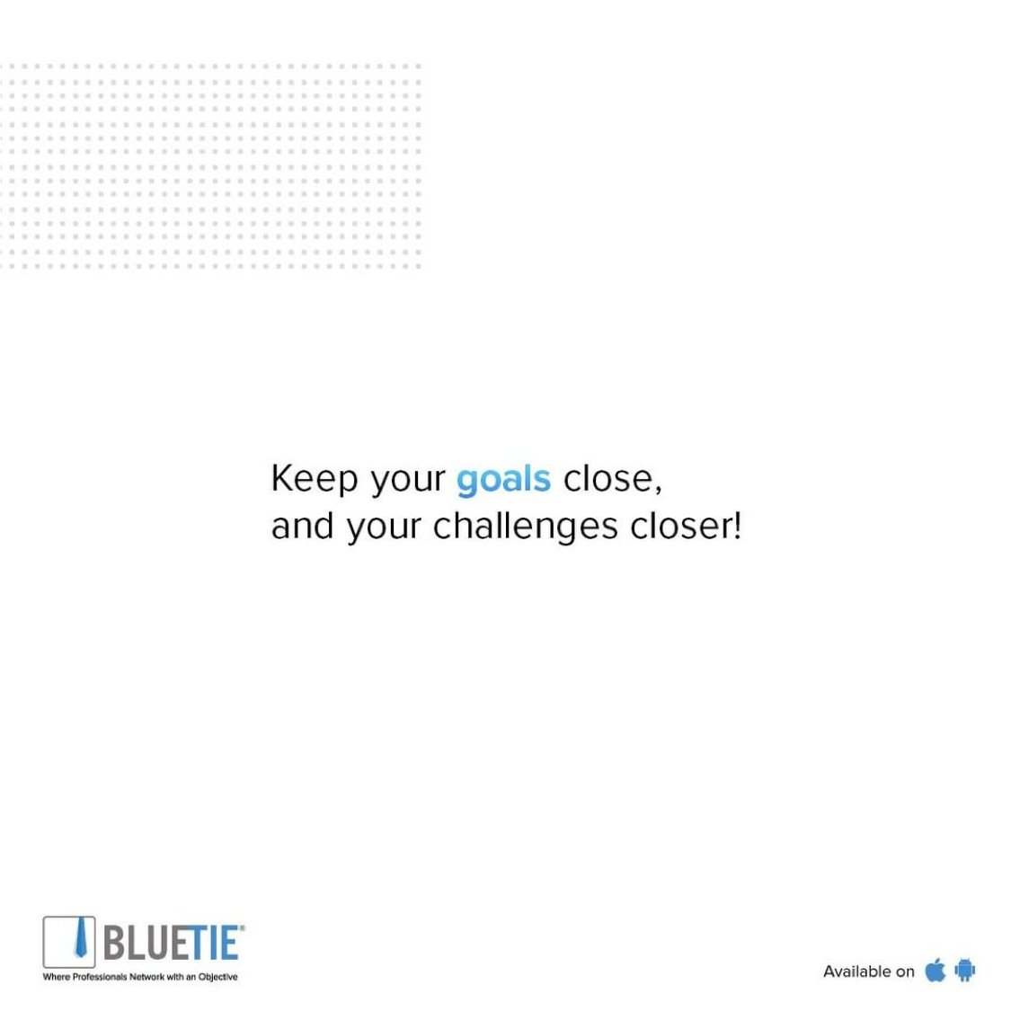 Be aware of all the obstacles that come in your way towards your goals. 
Overcome them with the help of objective based networking.

#Monday #mondaymorning #mondayvibes #mondayquotes #Mondaymotivation #BlueTie #professionalnetworking #businessnetworking