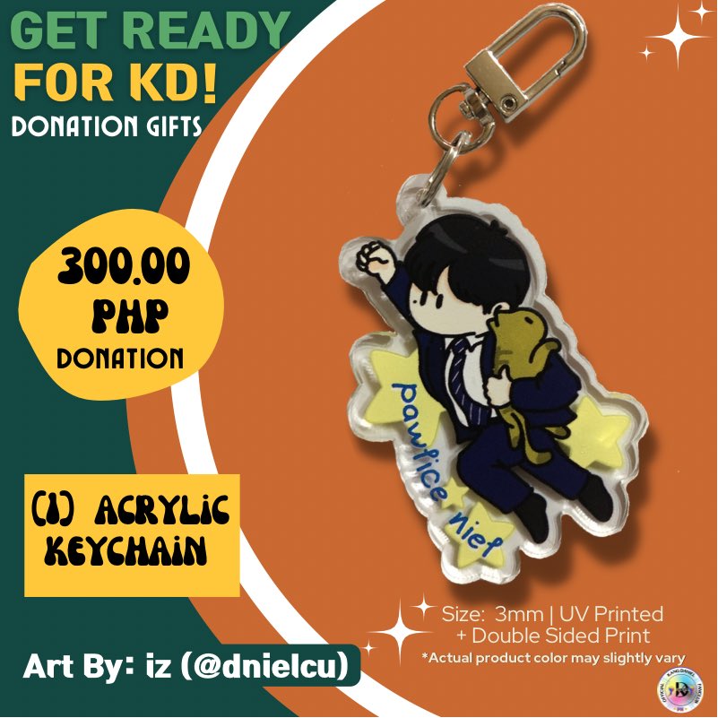 kangdanityph's tweet photo. 6 DAYS LEFT before #GetReadyForKD fundraising project ends!

You can still donate &amp; get this PAWLICE ACRYLIC KEYCHAIN designed by @dnielcu with your ₽300 donation!
Form:
🔗https://t.co/BMv7ZLsupQ

Or join our [#TheStory] PH GO
🔗https://t.co/FpZgmZcko9

#KANGDANIEL_TheStory https://t.co/e3eVbdjpAu