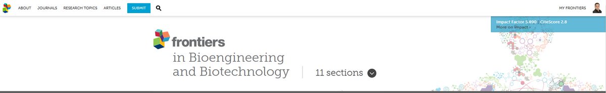 Call for <a href="/FrontiersIn/">Frontiers</a> Bioengineering and Biotechnology (IF 5.890, Q1 per Web of Science)

We are pleased to be launching a new #research Topic "A Circular Economy Approach to #Biofuel Production in '#waste' Biorefineries"

For deatils and submission;

frontiersin.org/research-topic…