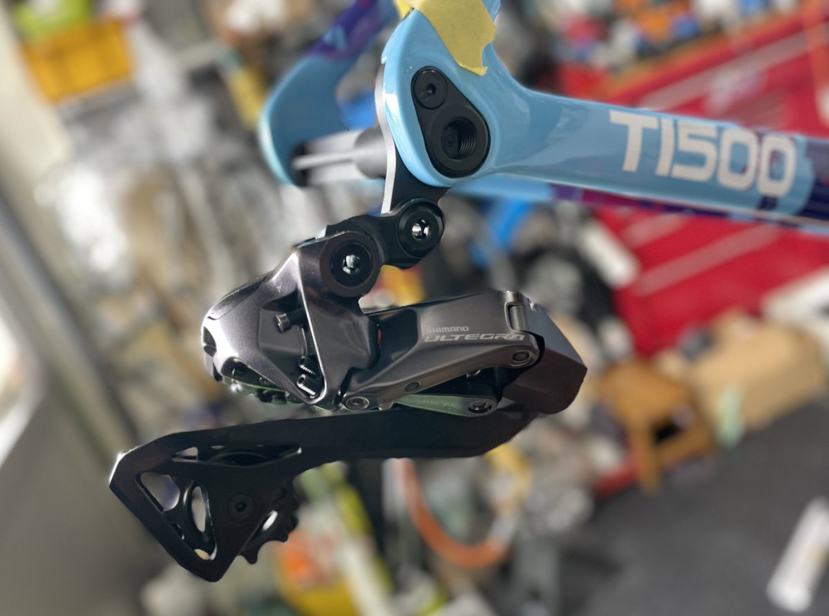 cspopeye's tweet photo. 今週はWINSPACE T1500からスタート🙋‍♂️
コンポーネントはULTEGRA Di2にて🚴‍♂️完成までもうしばらくお待ちくださいませー🙇‍♂️

#WINSPACE #T1500 #lunhyper #ロードバイク #ロードバイク好きな人と繋がりたい #ロードバイクのある風景 #自転車生活 #ロードバイク男子 #ロードバイク女子 #ultegradi2 https://t.co/neRKVyArxN