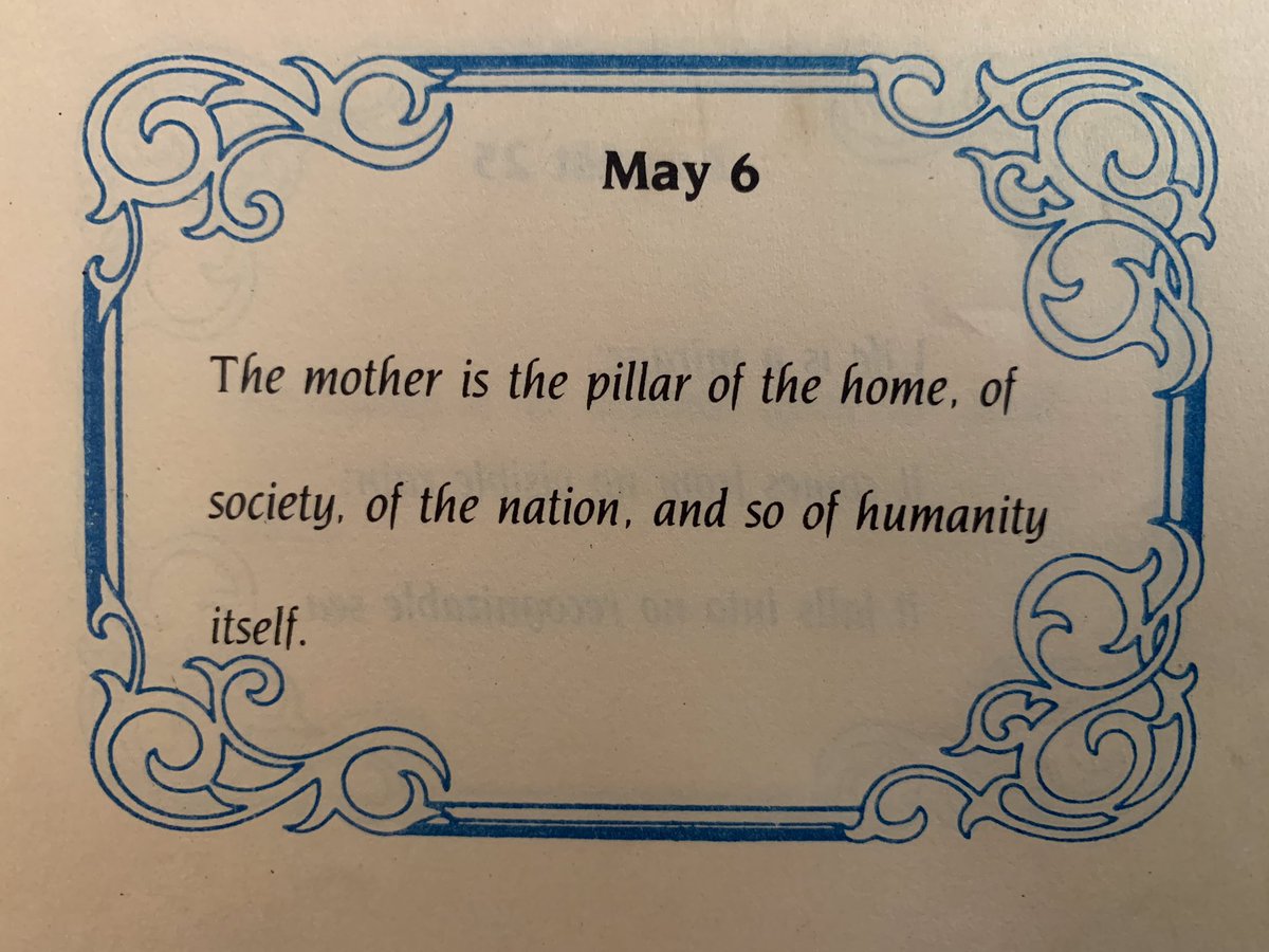 SwaveIn's tweet photo. May 6

The mother is the pillar of the home, of society, of the nation, and so of humanity itself.

#SriSathyaSai

#LoveAllServeAll

#HelpEverHurtNever https://t.co/7zjJw1hda8