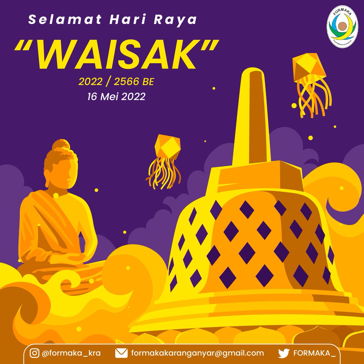 FORMAKA_'s tweet photo. Selamat hari raya waisak ✨ https://t.co/LilIG1xh6F