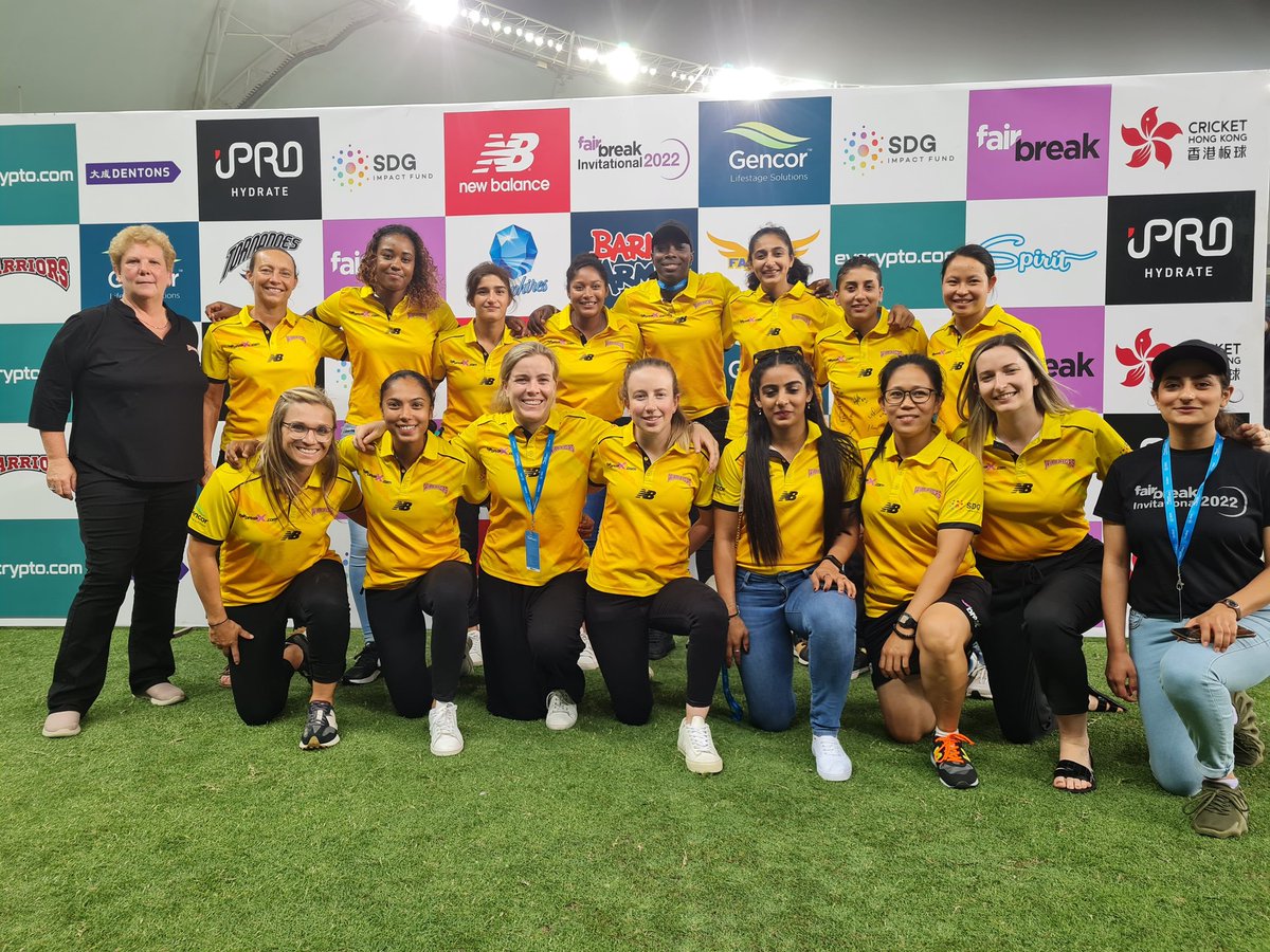 MdpMinx22's tweet photo. What an incredible couple of weeks! I've met some amazing people and cricketers from all around the globe. Thank you @fairbreakglobal for making the Fairbreak Invitational 2022 a heartfelt tournament, will treasure these memories for a lifetime.

#FB122 #FairBreakers #FairBreakX https://t.co/Ah5PQJuz2T