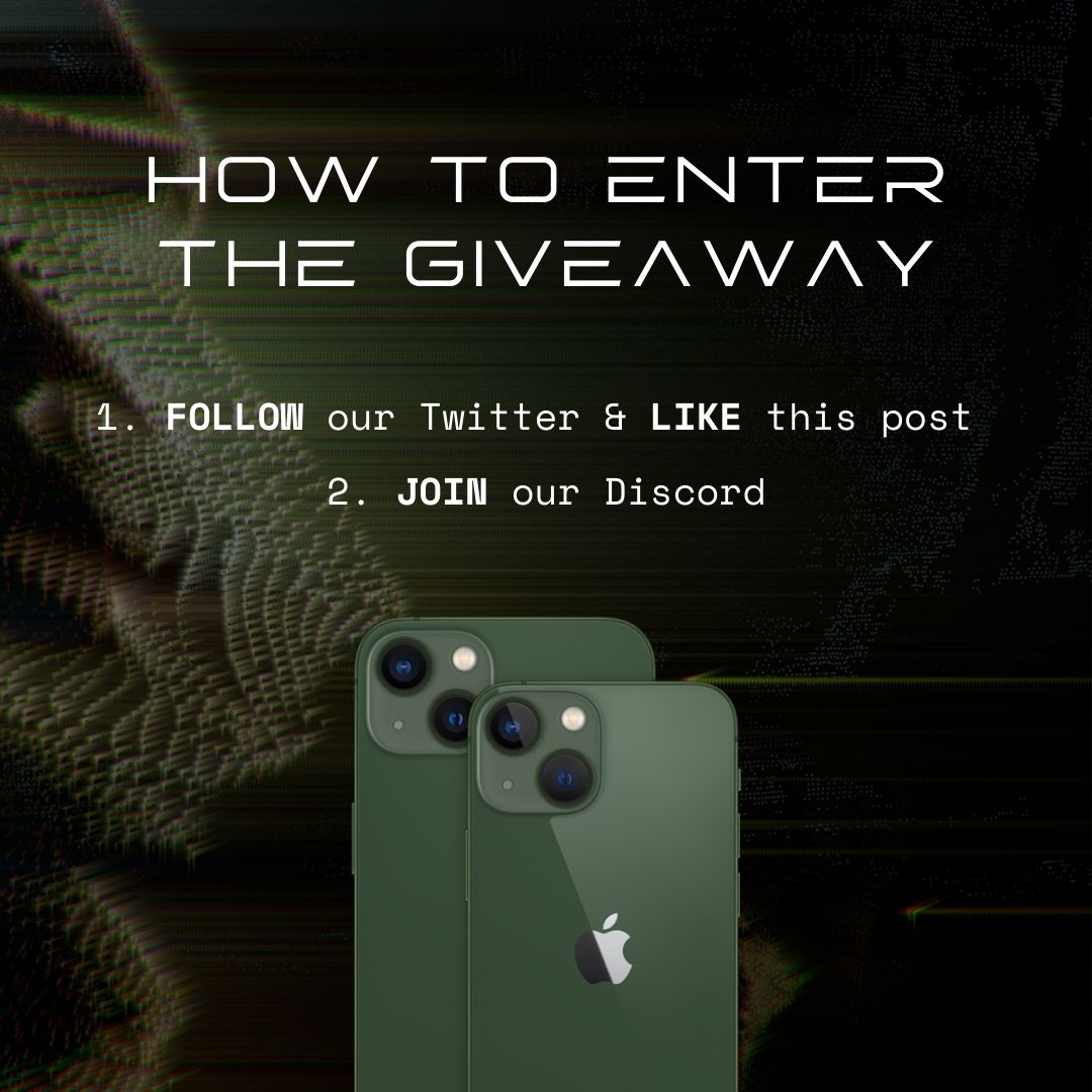 CRYPTYQUES's tweet photo. IPHONE 13 GIVEAWAY

CRYPTYQUES, an NFT collection of classic HK cinema moments artistically reinvented with CG technology is celebrating our DISCORD launch!

The first 500 members on our Discord will have a chance to win the iPhone 13 🔥🔥

https://t.co/S66W8X4Zx5 https://t.co/1ta39fPdj2