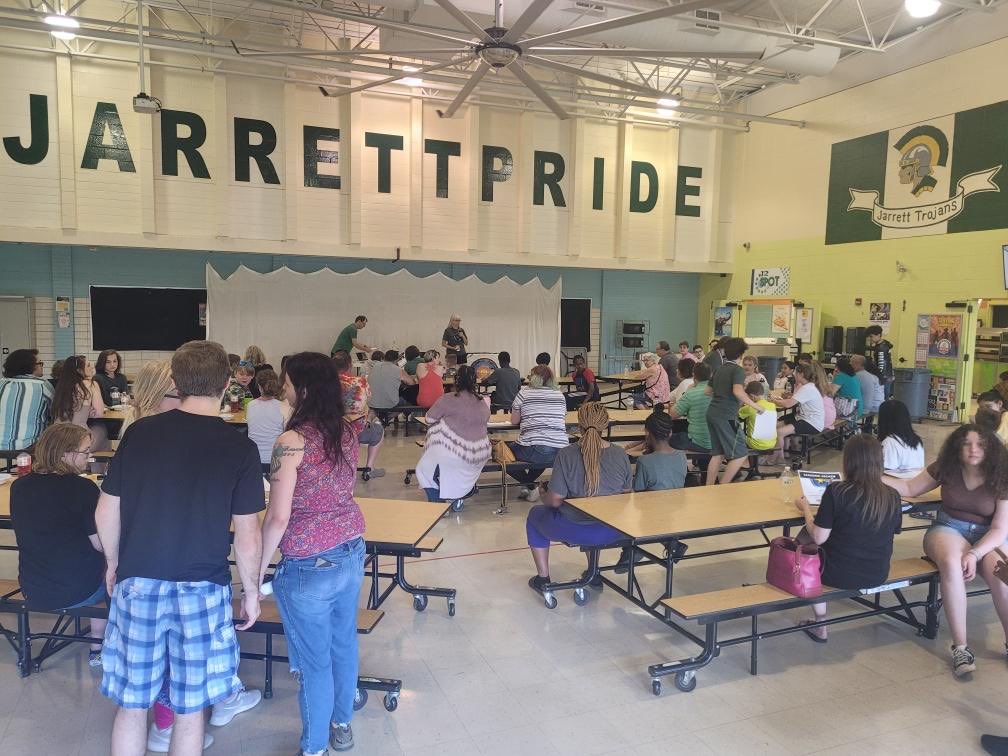 CoachMcDonald_'s tweet photo. Congrats to the Jarrett Archery Team for an outstanding season!  A special shout out to our state qualifiers, All City Champions, and NASP Academic Archers! #JarrettPride ⁦@JarrettTrojans⁩ https://t.co/LbM6Q2ZPDK