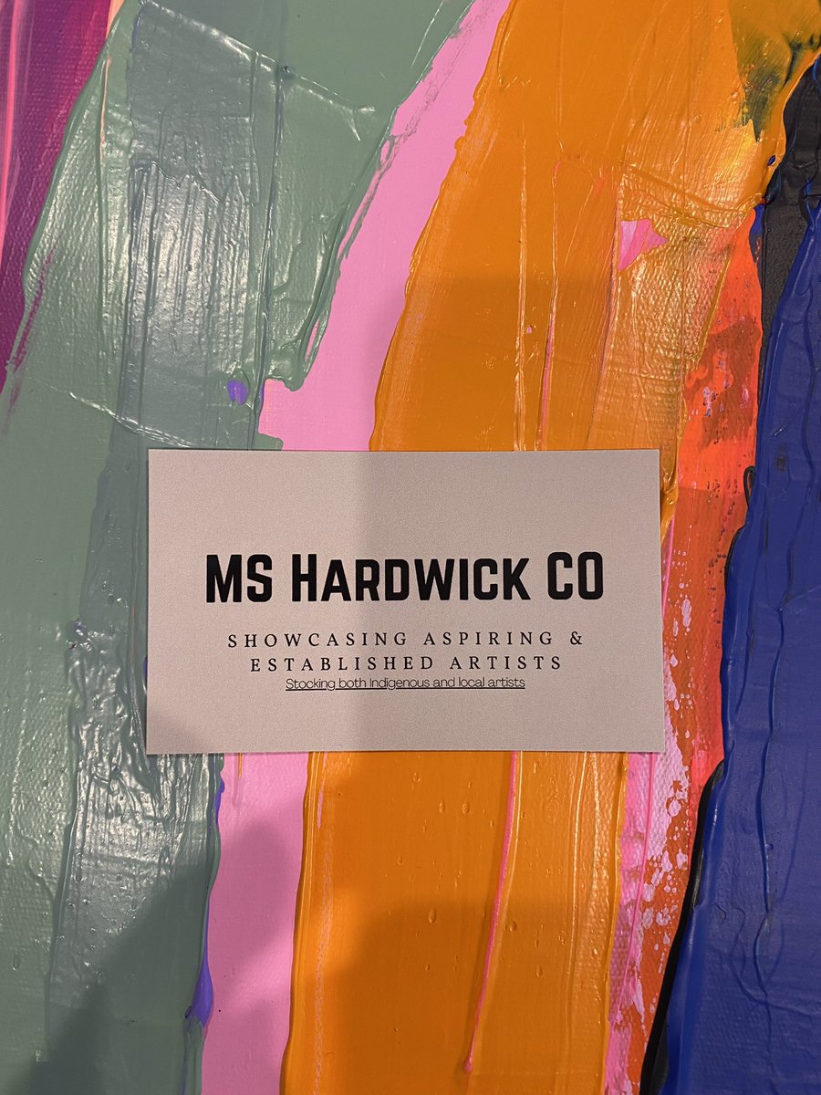 “The Dreamtime is the Aboriginal understanding of the world creation and its great stories.” Visit mshardwickco on Instagram to view indigenous story telling through art by local indigenous artists.