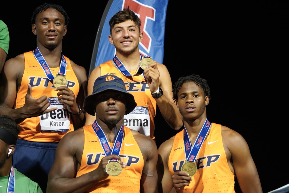 Relay medals ➡️ Miners place 3rd in the 4x100 (Dennis, Karon, Aman, Jevaughn - 40.75) &amp; 2nd in the 4x400 (Ned, Ronaldo, Jevaughn, Stephen - 3:11.91) 💨💨💨💨💨💨💨