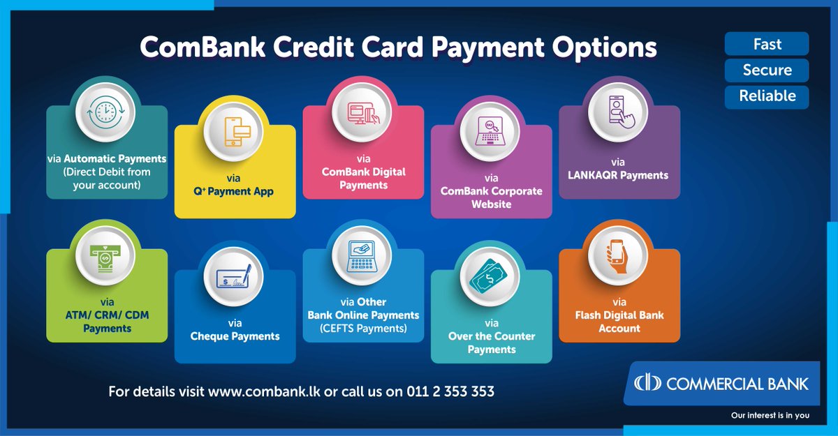 ComBank_LK's tweet photo. For more details please visit https://t.co/y4XmON1ooS or call us on 0112 353 353 #ComBank #OurInterestIsInYou https://t.co/b5khwP1T3W