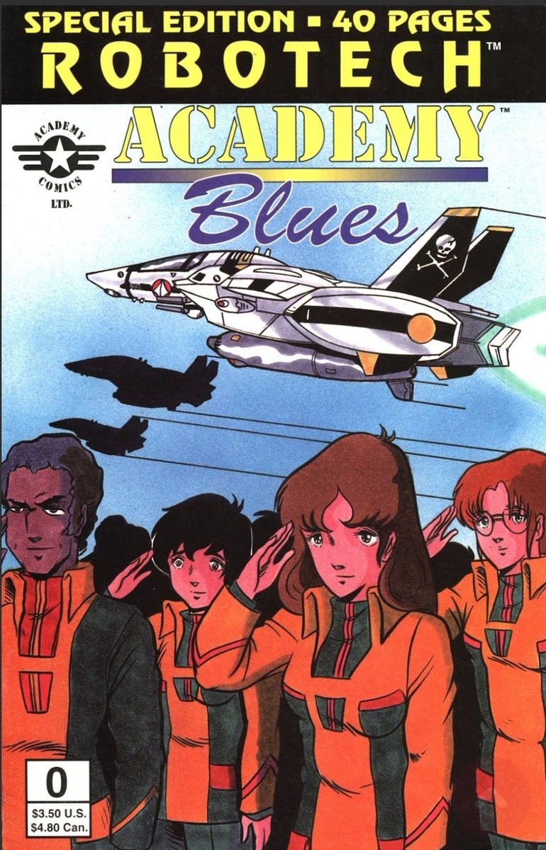ComicsRobotech's tweet photo. ACADEMY BLUES #0
"Academy Blues"
Story by Robert Gibson
Art by Sean Bishop
Academy Comics, May 1995
#Robotech #RobotechComics #AcademyComics https://t.co/Qp5t1FvHGh