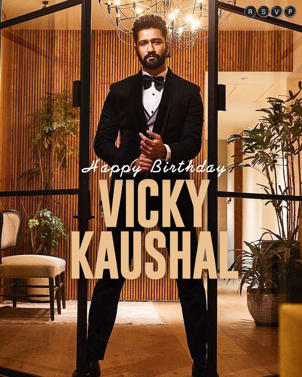 RSVPMovies's tweet photo. With your smile, everything gets ‘Kaushal-mangal’ for us..✨
Happy Birthday, @vickykaushal09

#HappyBirthdayVickyKaushal https://t.co/tzjke8HBbE