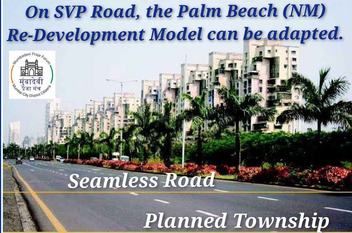 MumbadeviPraja's tweet photo. 7. Strategic Cluster wise Re-Development with affordable housing
8. This will attract Investment in #SVPRd,which will generate #Employment
9.Provision for Public Amenities Space in New Construction to utilise as Mohalla Clinic,BMC School,Skill Development- Recreational Centre etc https://t.co/xhk2yRni3H