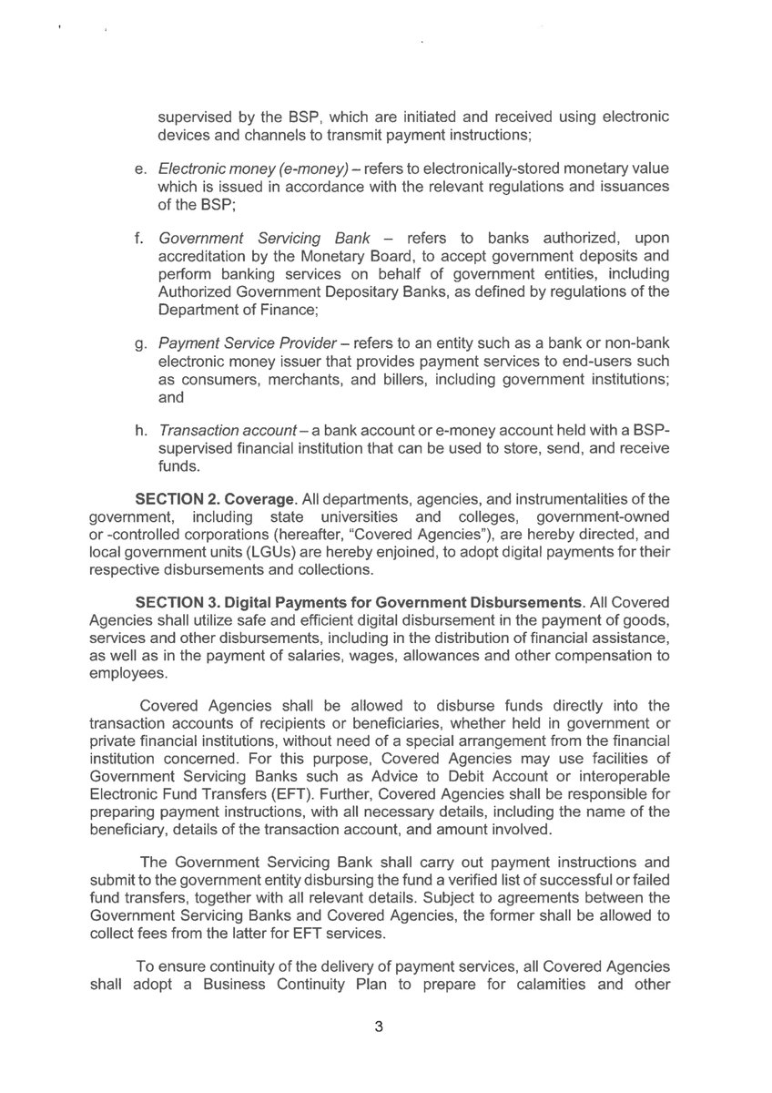 newswatchplusph's tweet image. President Duterte signs an executive order requiring the government to use digital payment methods to release funds and collect dues (1/2) 

Read the story: bit.ly/3wgMizi