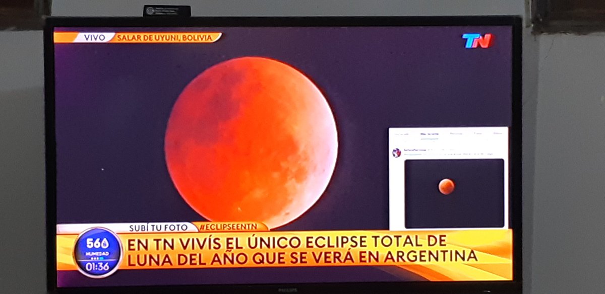 sonymilca's tweet photo. #ECLIPSEENTN en Jujuy, Argentina, renublado!!☹☹ asi q lo vemos por TN. Seguimos a José toda la semana!!👍🏻👍🏻 https://t.co/KEAQvFaOyx
