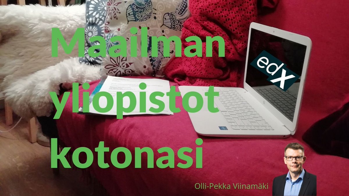 Epanetverkosto's tweet photo. Maailman koulutustarjonta ja tuhannet kurssit ovat nyt kotonasi. Laajasta tarjonnasta luulisi olevan helppoa poimia itselle sopivat kurssit. @OViinamaki kertoo puheenvuorossaan, miten Etelä-Pohjanmaan #kesäyliopisto voi olla avuksi
https://t.co/Au5tsiNkvd #edX #oppiminen #Epky https://t.co/BeqsuaBY8I
