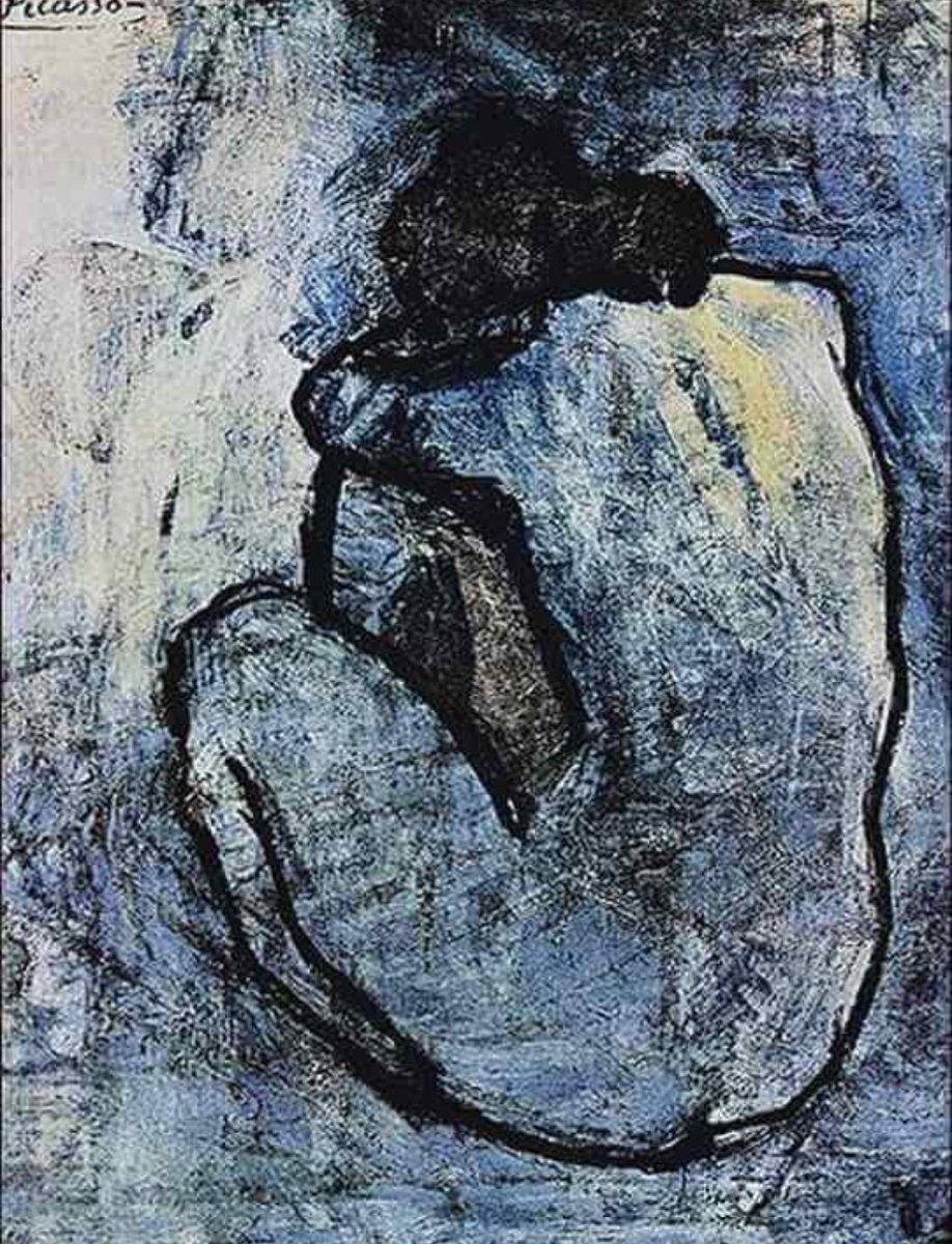 jcbo42's tweet photo. From Pablo Picasso 
Blue nude - 1902
Pablo Picasso https://t.co/xVPGDHt6SW