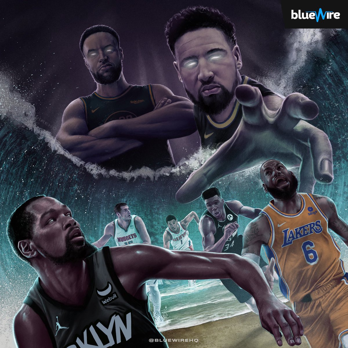 Freddd2k's tweet photo. Remember when people thought this image would age poorly??? 😭😭 Every team here is eliminated besides the warriors https://t.co/2fOwnFNvFV