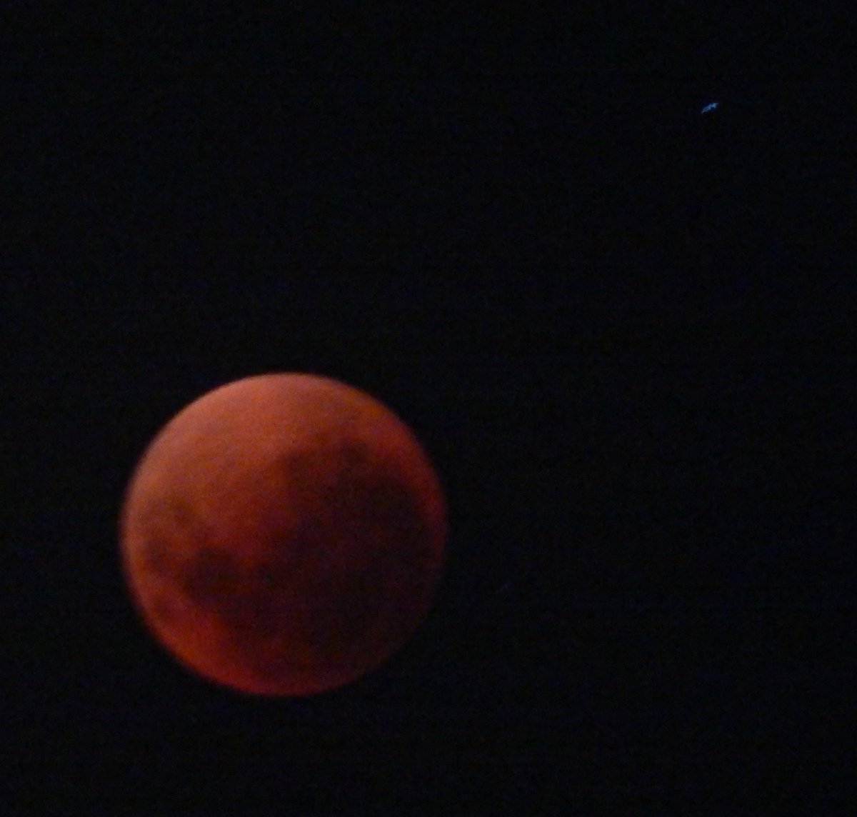 Ana_lia_d's tweet photo. El eclipse en pablo podesta, las nubes complicaban un poco. Pero algo pudimos hacer. #EclipseLunar #eclipseTN #Eclipse #LunaRoja #Eclipse2022 #EclipseLunarTotal https://t.co/71ht5e8BG8