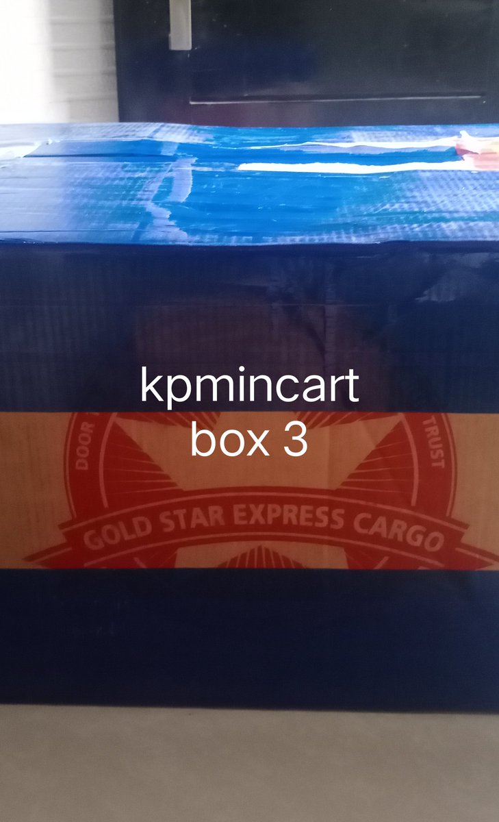 kpmincart's tweet photo. #kpminupdates

BOX 3 HAS ALREADY ARRIVED IN MY ADDRESS

i finished unboxing and also sorted the items. Please settle your payments now if you still have remaining balance. I'll be dming 1 by 1 later for pictures and videos of your item. Thank you! Expect late reply sa dms 😊😊😊 https://t.co/9XI0lxeYVx