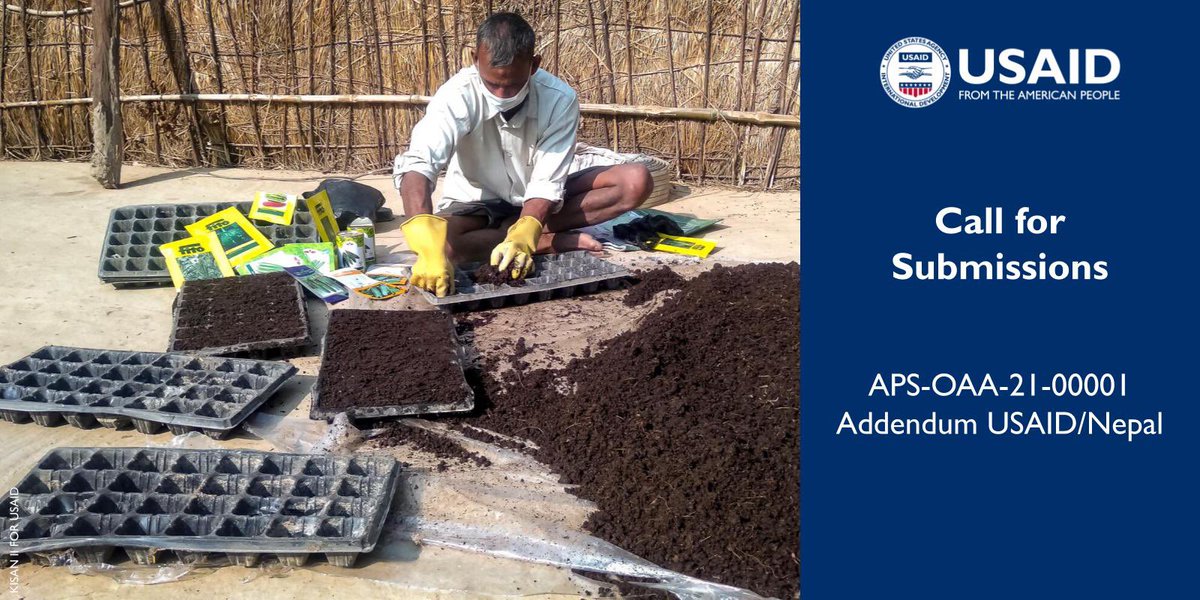 Sbasnyet's tweet photo. #FundingAlert: Got business &amp; #innovation smarts, &amp; determined to advance #climatesmart #Ag &amp;/ reduce food waste in #Nepal? Check this #partnership opportunity from @USAIDNepal: https://t.co/5mo7ukrqTH 

If any Qs, write to kathmandu-nepal-gda@usaid.gov or DM me. #SpreadTheWord https://t.co/KmC1wjUqFM