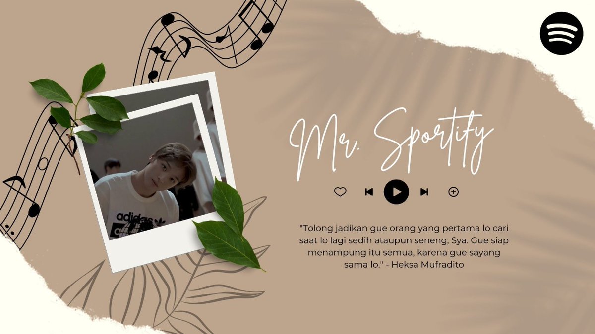 ♫ ᴍʀ. ꜱᴘᴏʀᴛɪꜰʏ ♫

“Gue sayang sama lu lebih dari gue sayang ke diri gue sendiri, Sya. Jadi gue mohon lu jangan pergi, Syanita Zevara.”

- Haechan x oc local au
written by © hfullsun0600