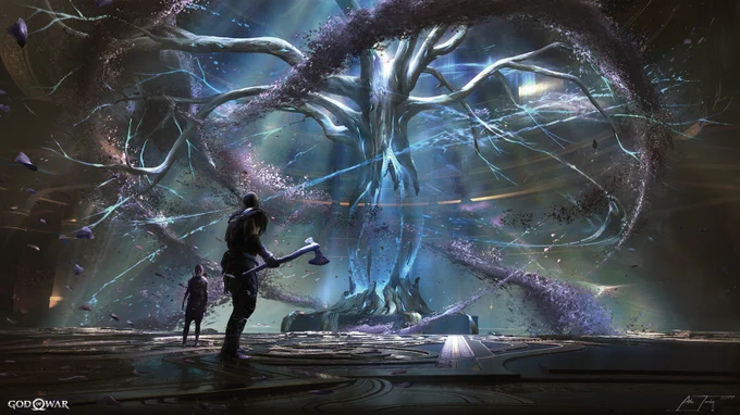 God Of War concept art by Abe Taraki - Browse the full collection : https://t.co/xuVORTfMgp 