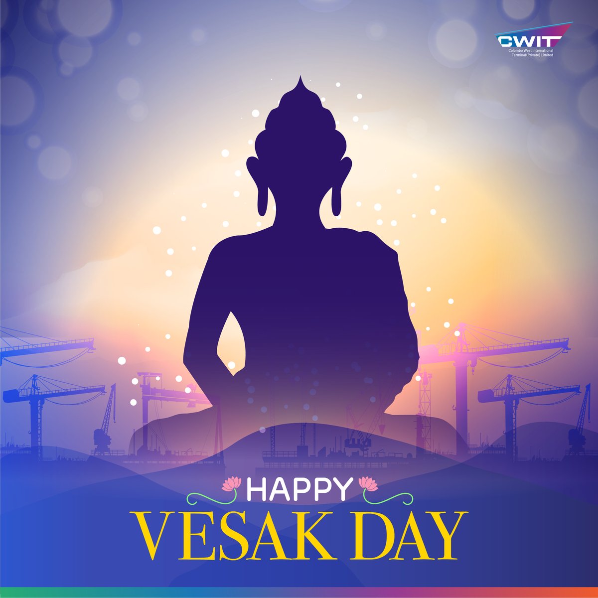May Vesak Poya's full moon today, guide us to the path of peace and enlightenment. #CWIT wishes you and your family a Happy #VesakPoya!