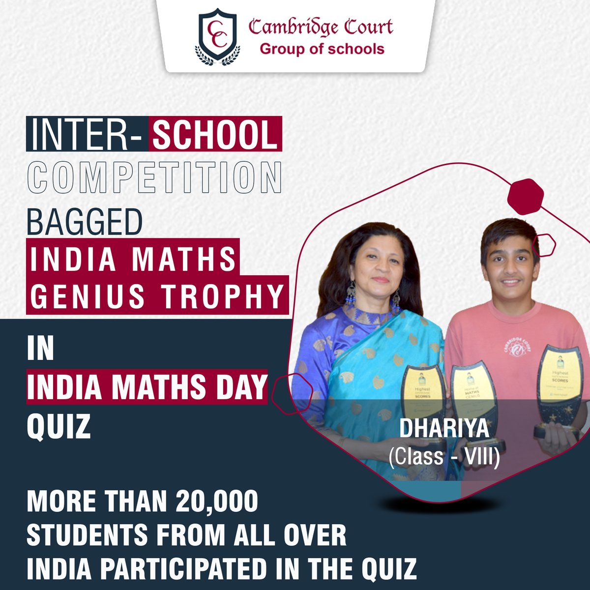 GroupCourt's tweet photo. Winners Galore at CCHS
#interschool #competition #enactment #winner #achievement #proud #proudofyou #proudmoment #virtual #Elearning #winners #winner #win #motivation #success #competition #winning #contest #goals #ccws #cchs #jaipur #mansarovar #cambridgecourtgroupsofschool https://t.co/VVaDCfyd5F