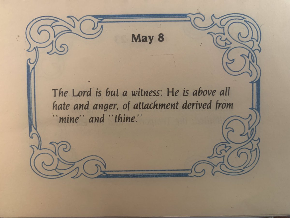 SwaveIn's tweet photo. May 8

The Lord is but a witness; He is above all hate and anger, of attachment derived from “mine” and “thine”.

#SriSathyaSai

#LoveAllServeAll

#HelpEverHurtNever https://t.co/rBihxF8Cji