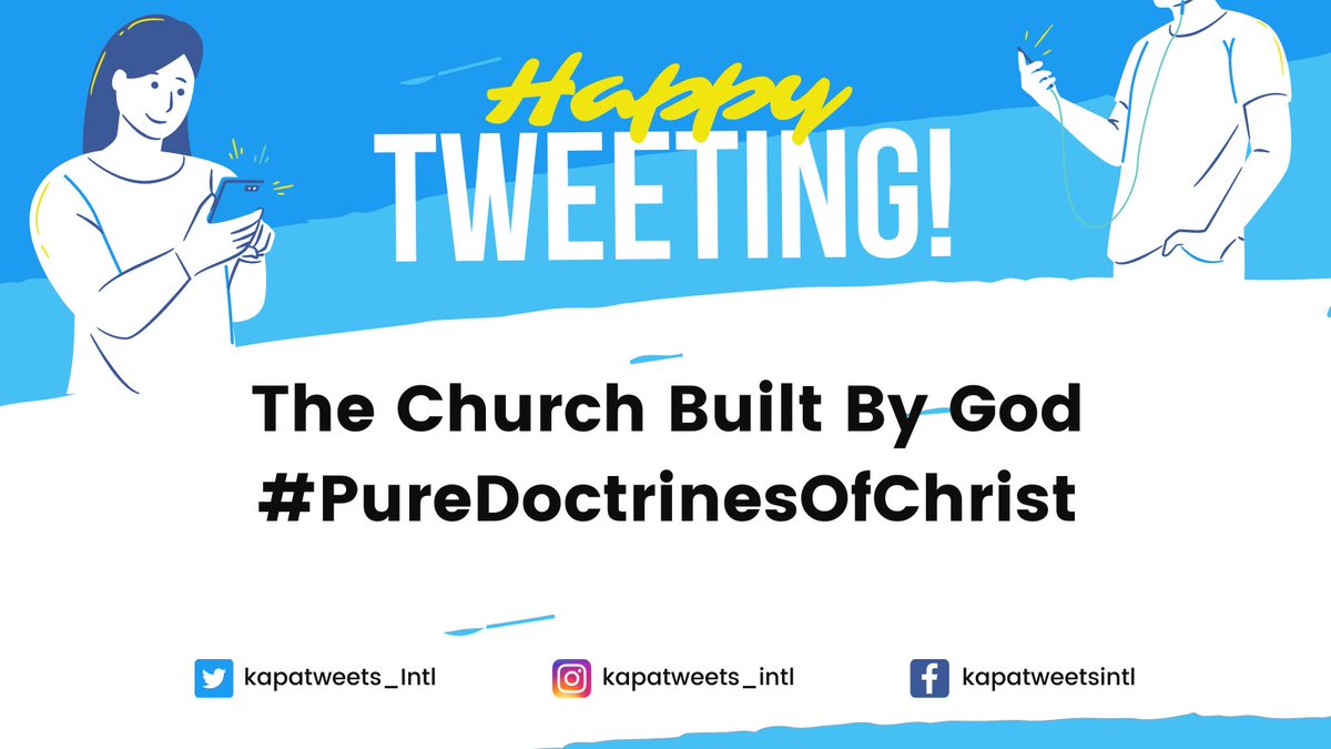 Kapatweets_Intl's tweet photo. Thanks be to God for another opportunity!

Welcome to the opening of our Mass Indoctrination.

The Church Built By God
#PureDoctrinesOfChrist https://t.co/ff1z1qRGKi