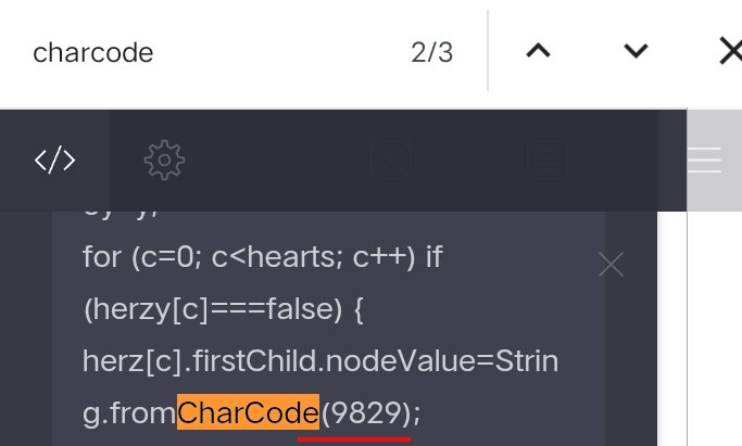 second charcode