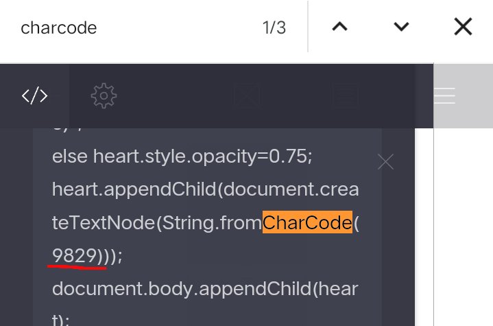 first charcode