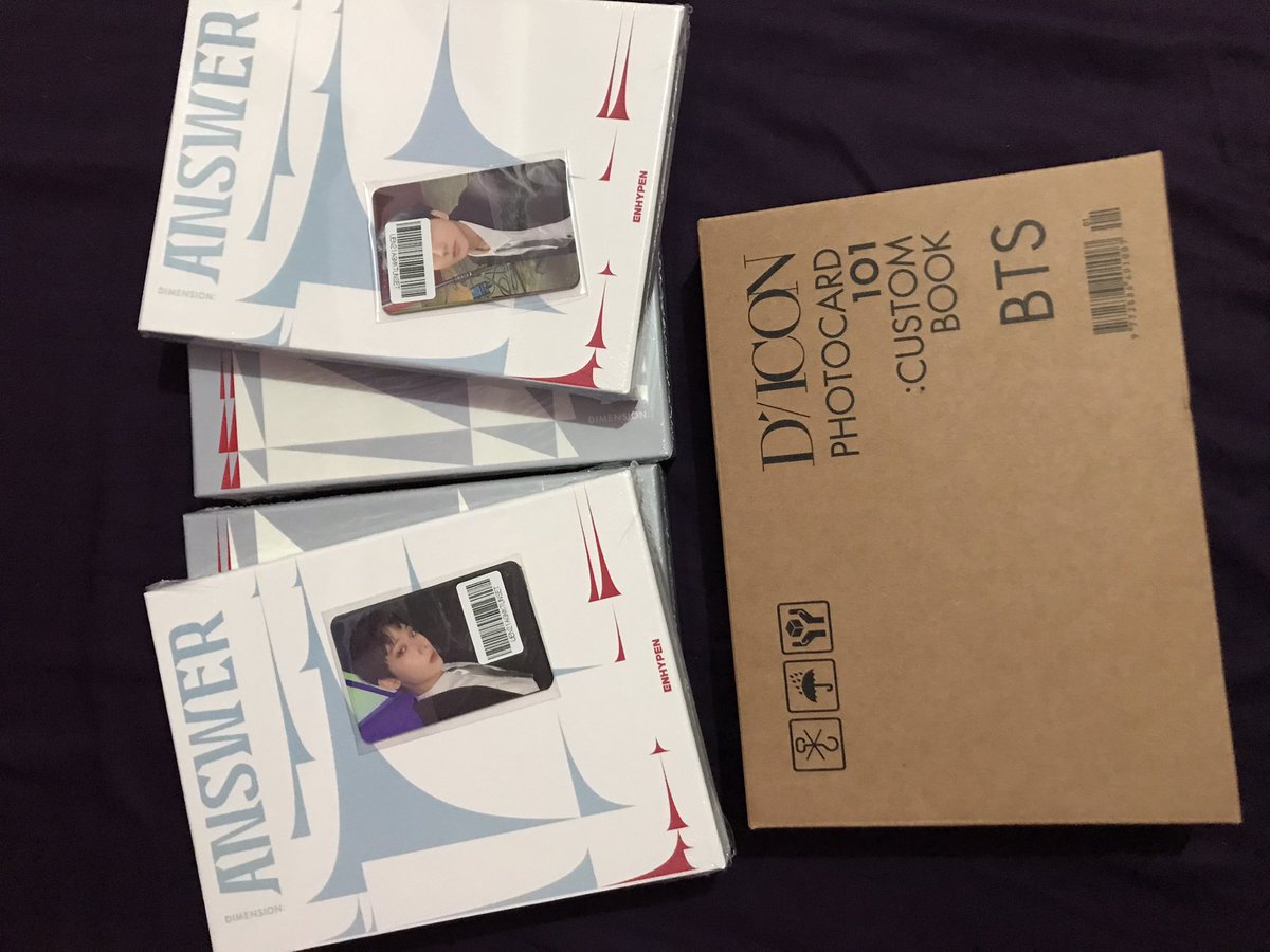 moondaycebu's tweet photo. Good afternoon! Finally Enhypen D:A and BTS Dicon has finally arrived today. 🤩 Please wait for our DM within the day so that we can schedule for shipping. Thank you! Also, medyo IA talaga kami for the past weeks since nag F2F na kami :(( https://t.co/06hL1gzT2r