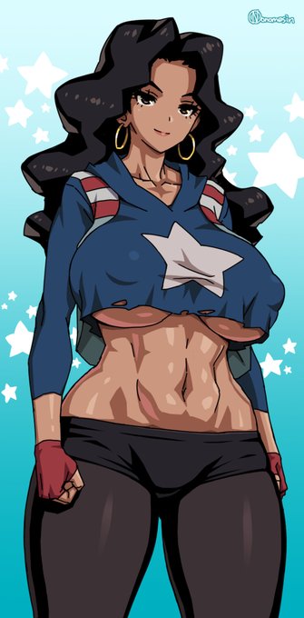 アニメだと神をも蹴り殺せそうな太ももしてるアメリカチャベス好き、一見ただのバイク好きメリケン姉ちゃんにしか見えないけどキャプテン・マーベルにサポ頼まれるくらい強くてビビった。 