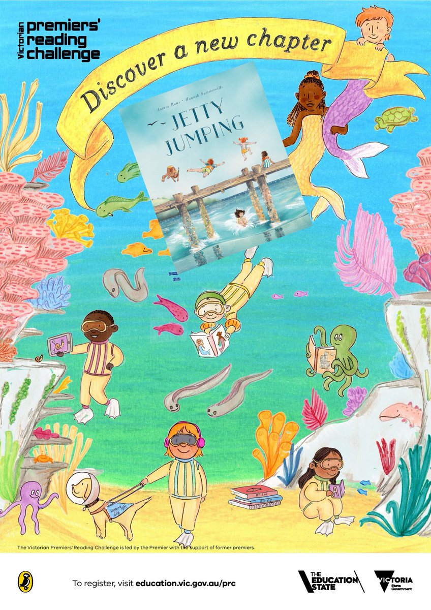 AndreaRowe_au's tweet photo. Rather cool to find your picture book in classrooms across the land for the Victorian Premier's Reading Challenge. The program improves literacy skills, encourages children to explore new worlds & rewards young readers for their efforts @hardiegrant @thecbca @CBCAVic #VicPRC https://t.co/A2zoYzex5K
