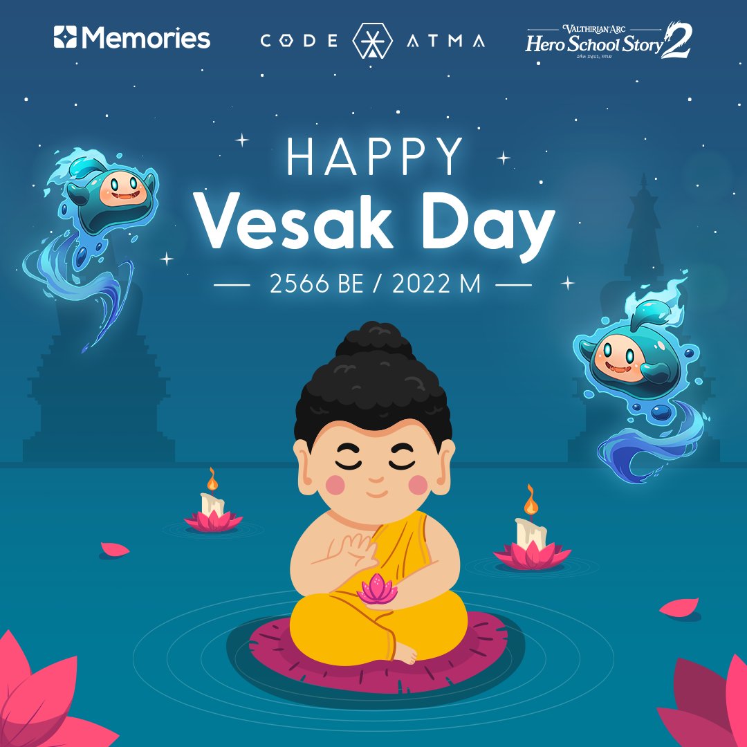 AgateGames's tweet photo. On this great day, we walk on the path of wisdom to true happiness. Let us all pray for love, peace, and harmony. May all of our spirit be filled with prudence, truth, and harmony. Wishing a very Vesak Day 2566 B.E.
Have a blessed day!
#Vesak #Vesakh #Waisak #waisak2022 https://t.co/4eOIZ21sWH