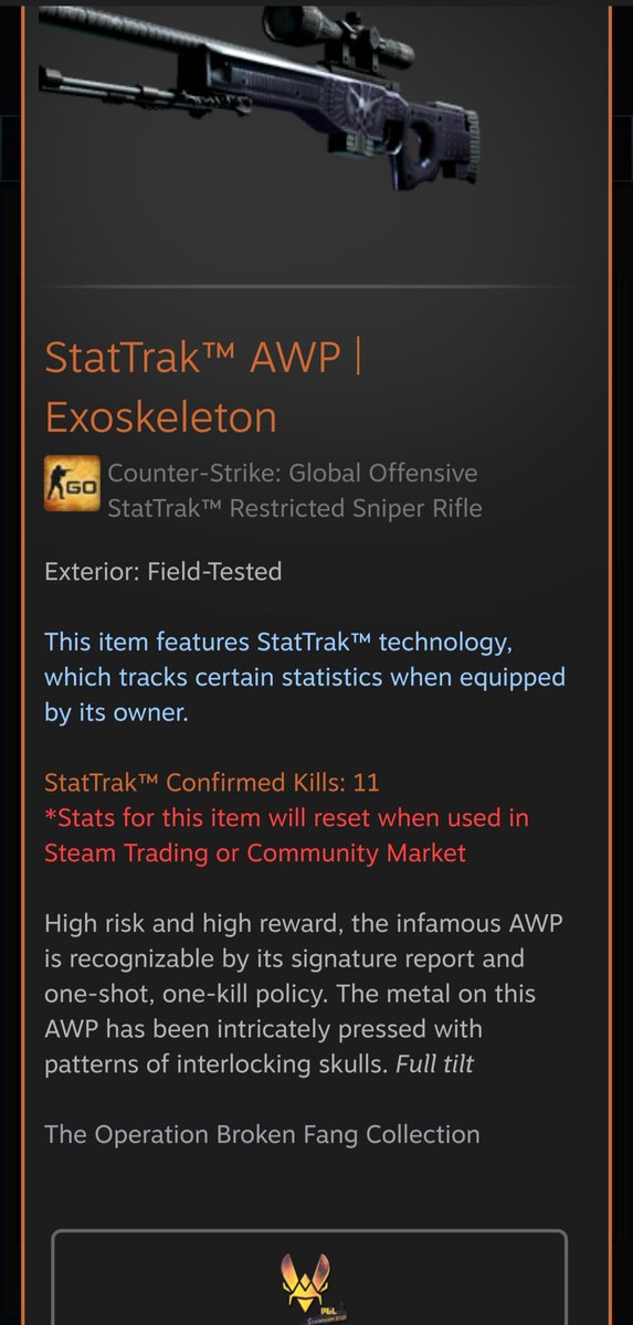 shadow_gw's tweet photo. 🎁StatTrak Awp | Exoskeleton (FT) Giveaway !!🎁

✅Follow me &amp; @realcsgomercy
✅Retweet
✅Subscribe (Show proof) -
 https://t.co/JV2gxpXyUn

Ends in Tomarrow, if we can get the 1000 subs in 1 hour, I will giveaway the glock instead! GL everyone! :D
#CSGO #CSGOGiveaway https://t.co/yVXNUVqdNW