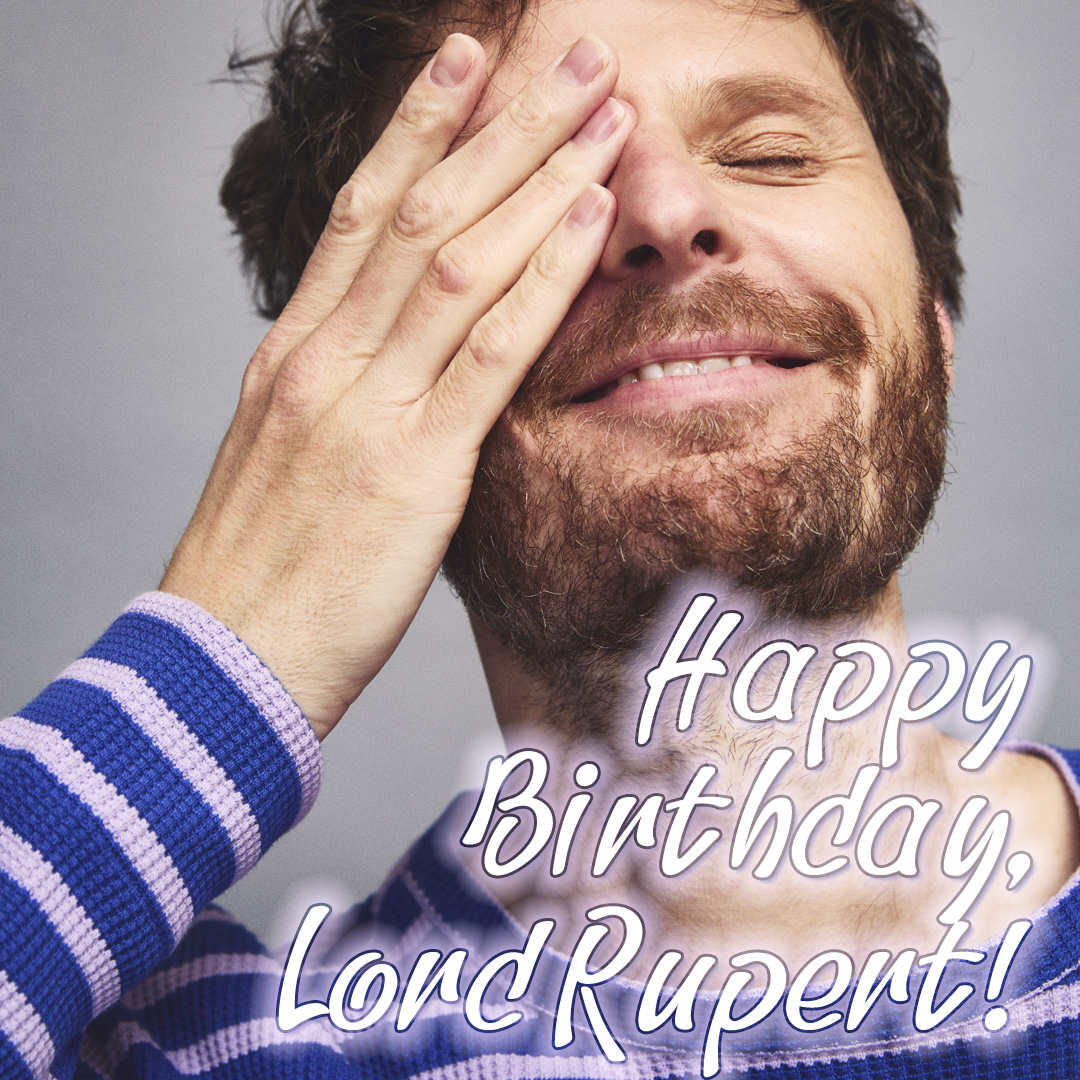 withlove70ways's tweet photo. Wishing you the happiest of birthdays, dear Lord Rupert! Sending all the love to you and yours. ❤❤❤ https://t.co/ElQOYLD89r