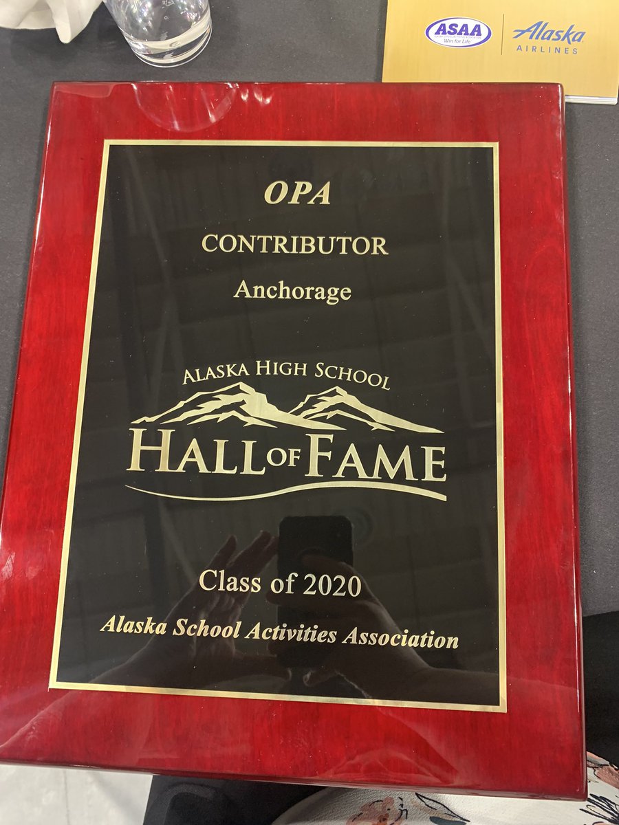AK_AthTrnAssoc's tweet photo. The Athletic Training Outreach program of Orthopedic Physician Alaska was inducted into the Alaska High School Hall of Fame for their role in the health and safety of athletes in Alaska. Thank you @ASAA_org for valuing Athletic Trainers!
@NWATAd10 @NATA1950 https://t.co/2AFzVYWKMo