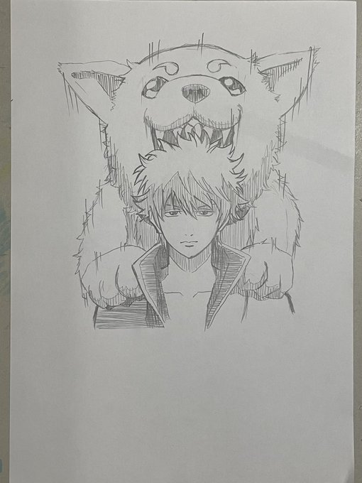 銀さん 
#銀魂  #模写 