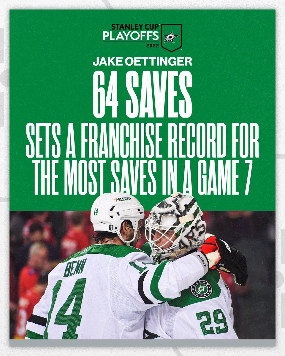 Despite the result, a star was born in Jake Oettinger who was nothing short of fantastic all series long. ⭐ #StanleyCup 

The <a href="/DallasStars/">Dallas Stars</a> sure have something special on their hands.