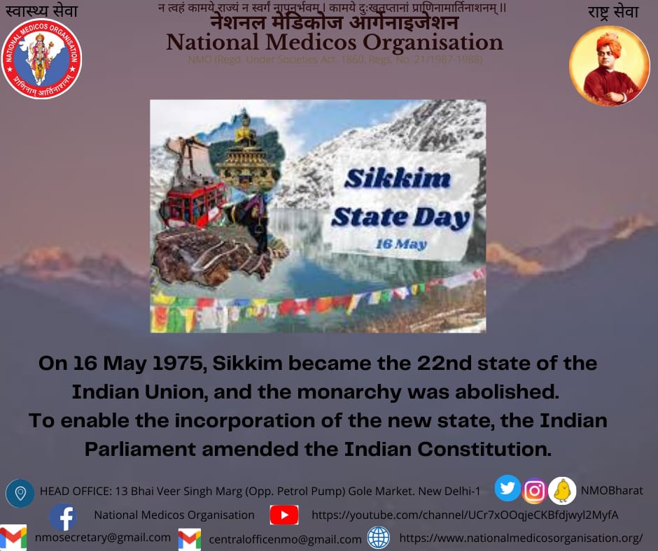 NMOBharat's tweet photo. #SikkimFoundationDay
#SikkimStateDay https://t.co/OGOWmyYnL6