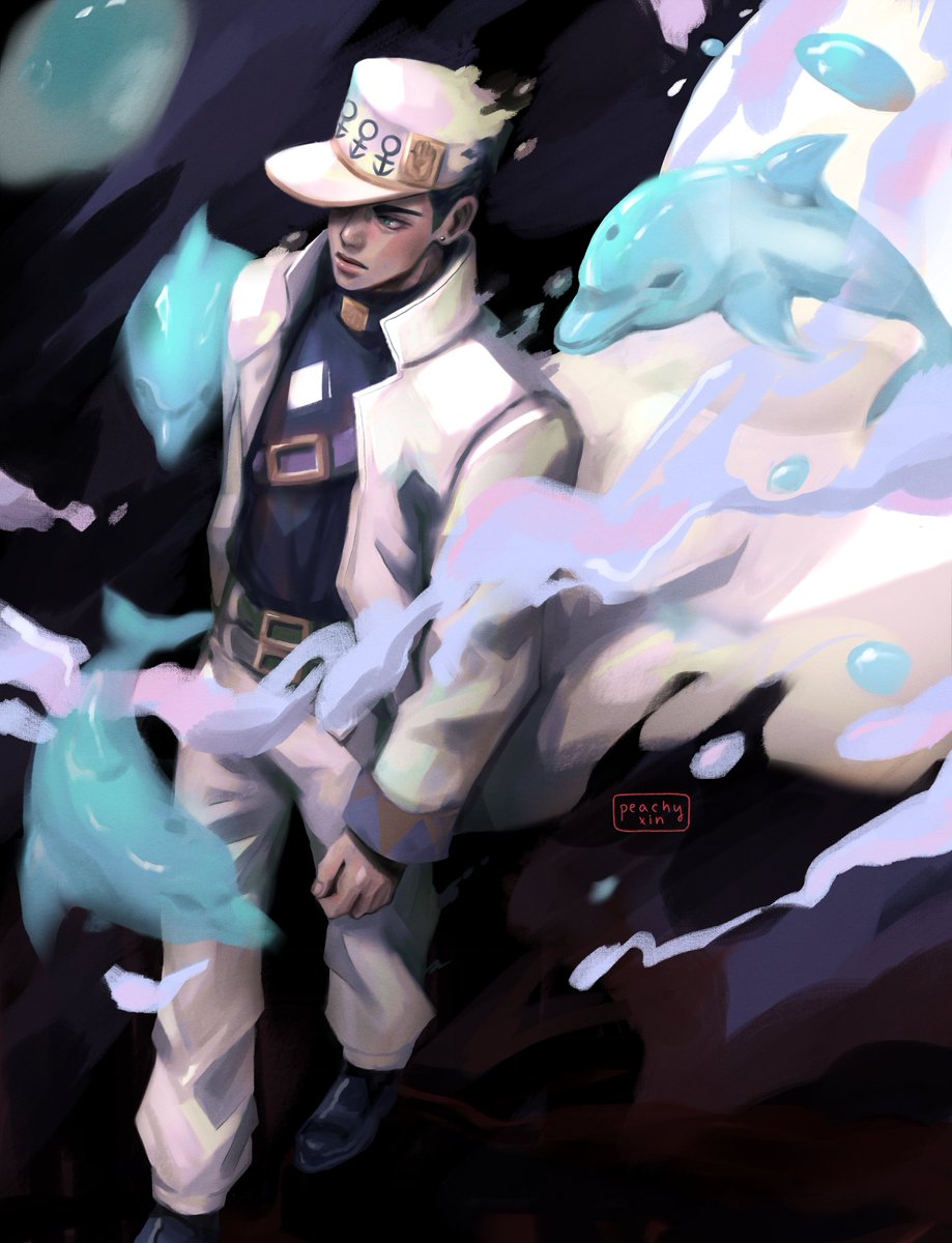 peachyxin's tweet photo. world's hottest marine biologist award goes to...🐬
#jjbafanart https://t.co/RWWfDJmq1H
