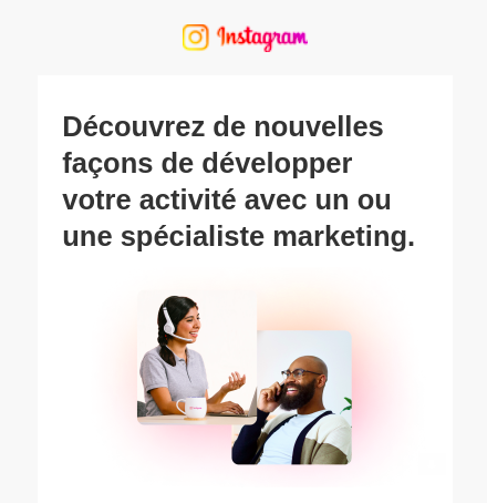 MetiersDuWeb3_0's tweet image. [ UN.E EXPERT.E  #FACEBOOK/#INTAGRAM GRATUITEMENT A VOTRE DISPOSITION ] - Souhaitez élargir votre communauté d’abonnés sur Instagram avec l’aide d’un ou d’une spécialiste marketing ? Planifier un appel gratuitement sur business.instagram.com/facebook-marke…. #FormationMetiersDuWeb #socialmedia