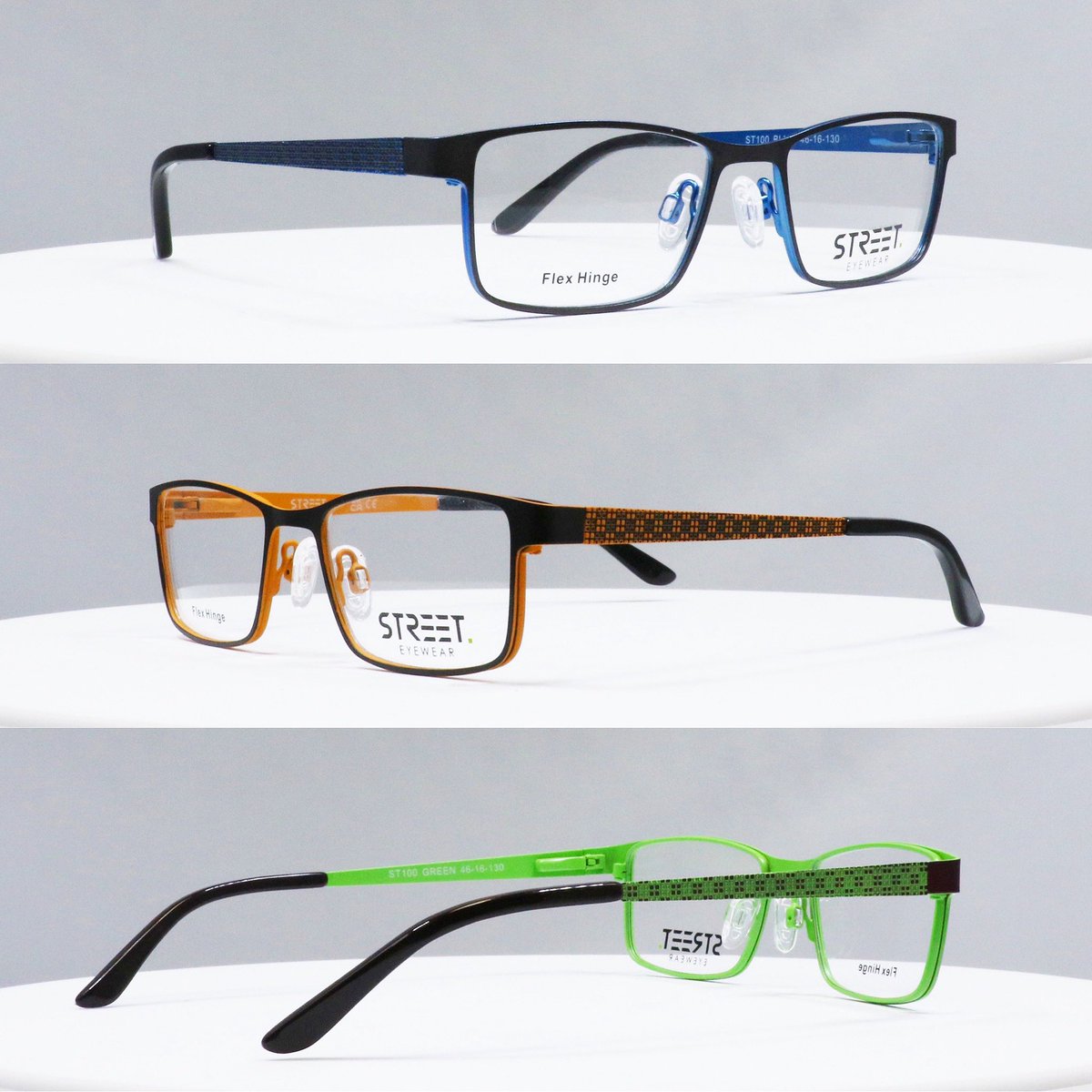 lensteceyewear's tweet photo. Get school ready with our Street Eyewear ST100 📆📚✏️ This flex hinge frame is size 46-16 and is available in colours Blue, Orange and Green 🖇 #frame #school #flex #opticians #Optometry https://t.co/obECOpf6mU