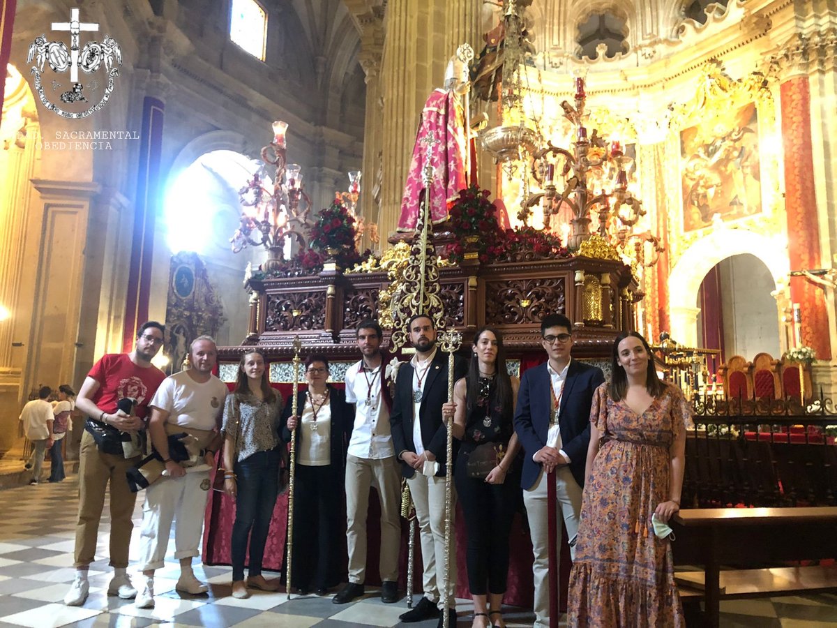 HdadObediencia's tweet photo. En la mañana de ayer una representación de nuestra Hermandad acompañó a nuestro querido Patrón en su Procesión de alabanza por las calles de Guadix. https://t.co/CGSGnRvzcq