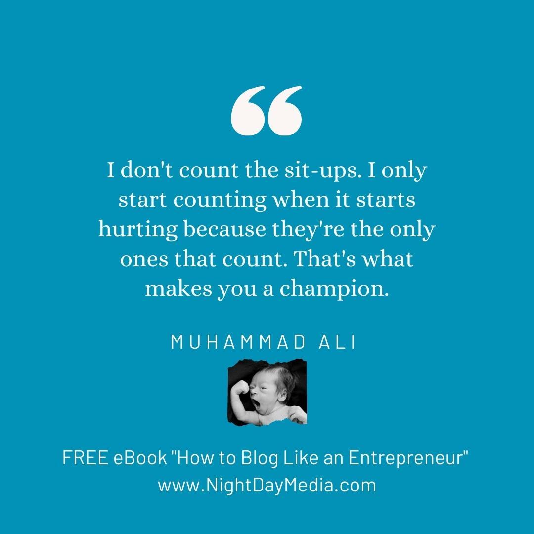 Ni_shiSood's tweet photo. It's supposed to hurt. Change hurts. FREE e-BOOK! โHow To Blog Like An Entrepreneurโ: https://t.co/L94NDZB7ll
#entrepreneur #businessowner #blogger #freelancer #author #bloggingtip #coursecreator #MuhammadAli #MuhammadAliQuote https://t.co/mppKuS0E08
