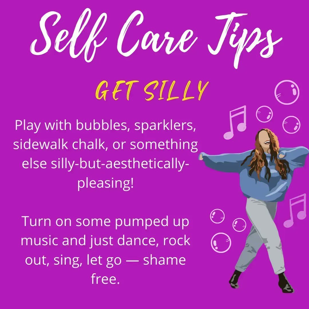 OrkneyRSAS's tweet photo. Sometimes you just need to let loose and be silly. Crank up the music, sing and dance like no one is watching, blow bubbles or draw with chalk. Click Here for more  https://t.co/VpNo3F84AS
#mentalhealth #selfca #dance #sing #orsas @NHSOrkney https://t.co/tRjerXouah
